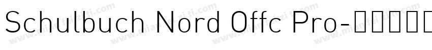 Schulbuch Nord Offc Pro字体转换
